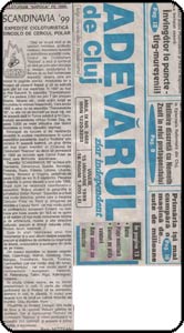 Adevărul de Cluj, 15 ianuarie 1999