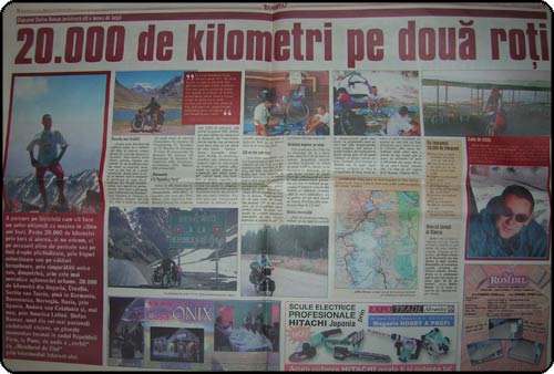 Reportaj în Monitorul de Cluj, 13 Februarie 2003